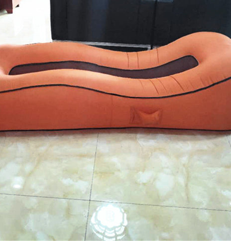 Lazy Inflatable Bed Air Sofa Outdoor Sleeping Camp Picnic