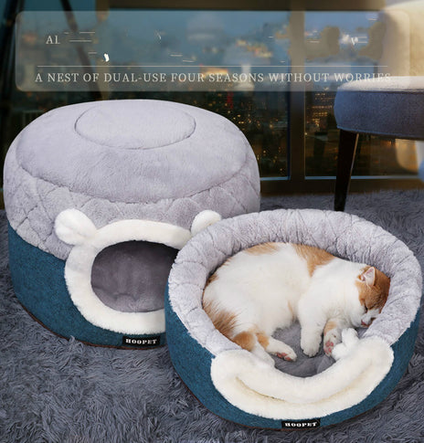 Warm cat litter