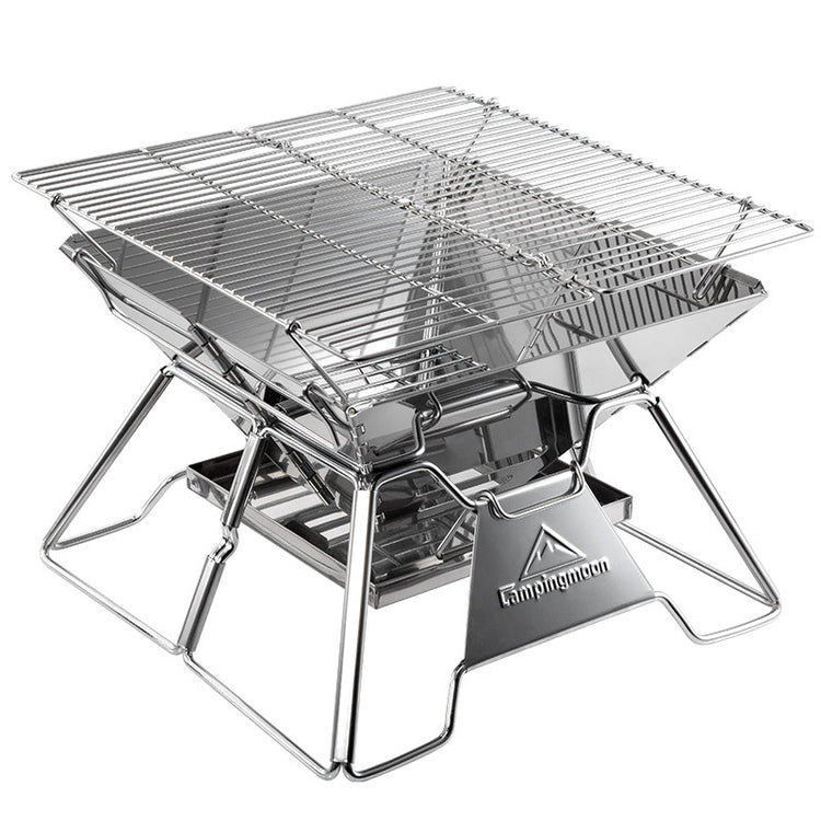 2-3 Person Foldable Barbecue Grill Burner Camping Lamp Barbecue Tile 35cm