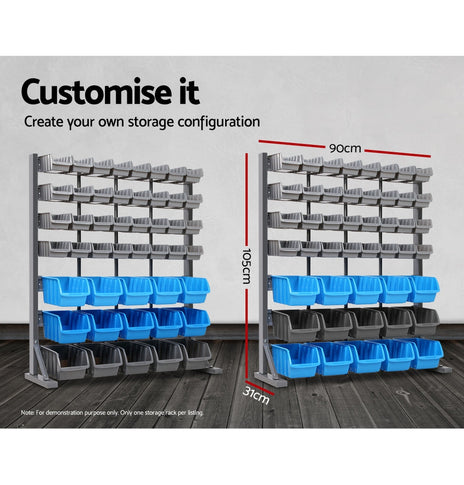Giantz 47 Bin Storage Shelving Rack