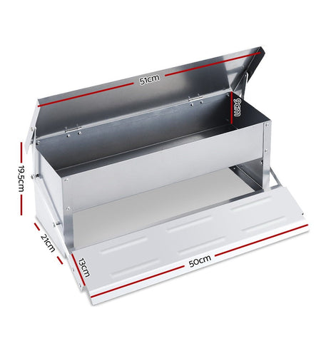 Giantz Auto Chicken Feeder Automatic Chook Poultry Treadle Self Opening Coop