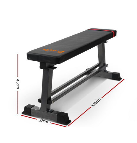 Everfit Weight Bench Flat Multi-Station Home Gym Squat Press Benches Fitness