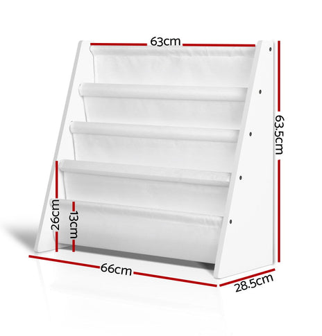 Keezi Kids Bookshelf Shelf Children Bookcase Magazine Rack Organiser Display