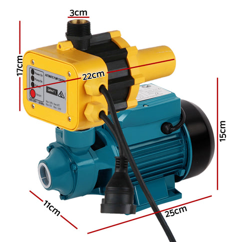 Giantz Peripheral Pump Auto Controller Clean Water Garden Farm Rain Irrigation