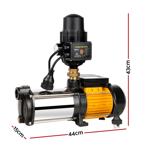 Giantz Water Pump High Pressure Multi Stage Rain Tank Garden Farm Irrigation
