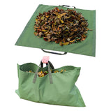 Garden Leaf Storage Outdoor Lawn Yard Waste Tarpaulin Container Recyclable Heavy Duty Garden Tote Garbage Bags