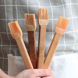 Beech Silicone Adhesive Barbecue Brush