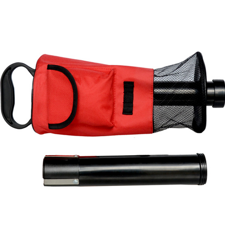 Detachable Portable Pick Up Retriever Zipper Storage Bag Ball Collector Outdoor Sport Gear