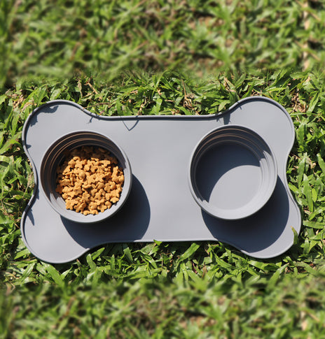 Silicone pet bowl