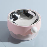 Stainless steel pet bowl