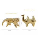 European Style Decoration Golden Animal Decoration