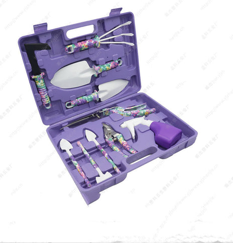 Printed 10-Piece Set Of Affordable Garden Tools Set