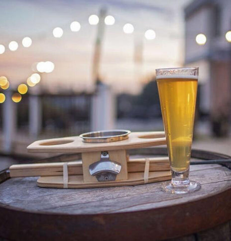 Outdoor Picnic Camping Wine Rack Folding Table Wood Crafts