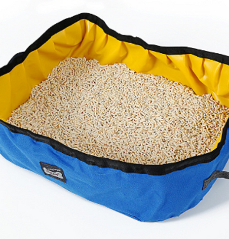 Foldinglitter box for portabletoilet