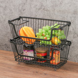 Wrought Iron Storage Basket Home Creative Storage Basket