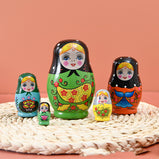 Wooden Russian Five Layer Matryoshka Crafts