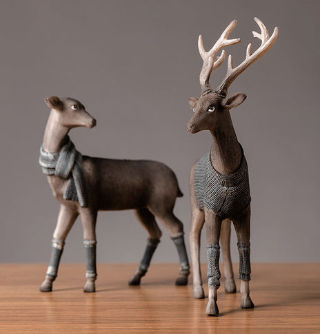 Nordic deer ornaments for living room