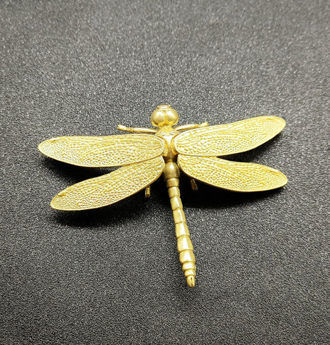 Brass Dragonfly Living Room TV Cabinet Entrance Model Room Decoration