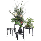 Iron multi-layer living room flower stand