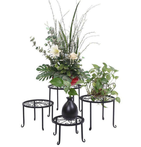 Iron multi-layer living room flower stand