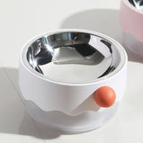 Stainless steel pet bowl