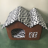 Pet Supplies Winter Pet kennel Double Roof Dog House