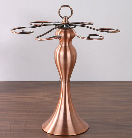 Wine glass rack upside down