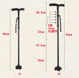 LED folding cane