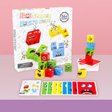 Early Education Puzzle Wooden Blocks Face-Changing Rubik's Cube Board Game