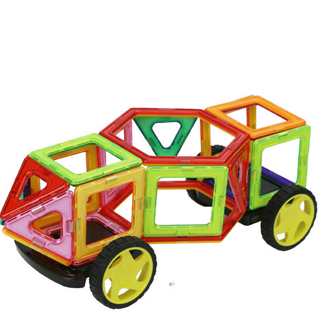 Big Size Magnetic Designer Building Construction Toys Set Magnet Educational Toys For Children Kids Boys Girls Gift