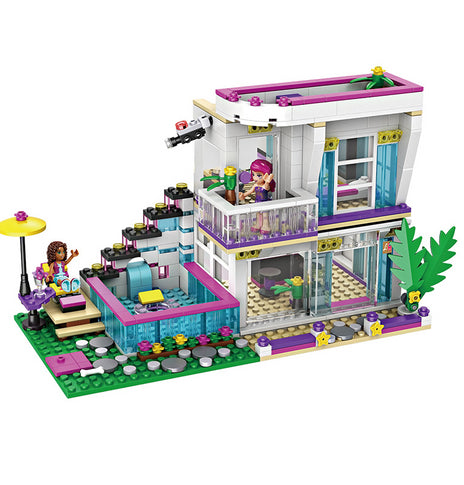 Big singer Liwei House building blocks toys