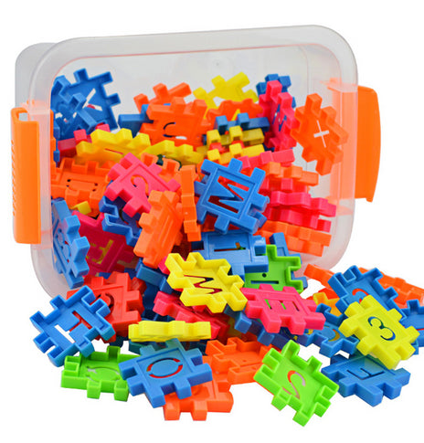 110pcs Set DIY Lepin Building Blocks Baby Boys And Girls 3D Blocks Funny Educational Mosaic Toys For Children Kids Block Toys