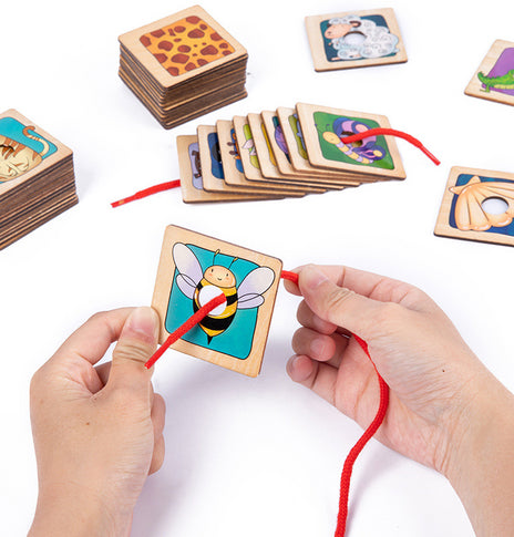 Toddlers Find The Shadow To Match The Puzzle Board Card Image And Shape Corresponding