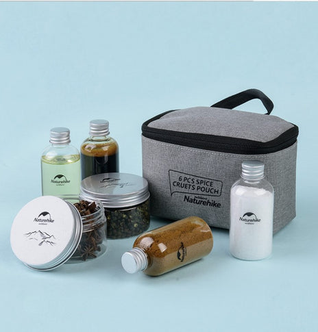 Seasoning Bottle Set Portable BBQ Utensil Set