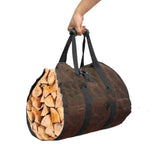 Outdoor Firewood Transport Bag Canvas Reticule