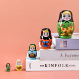 Wooden Russian Five Layer Matryoshka Crafts