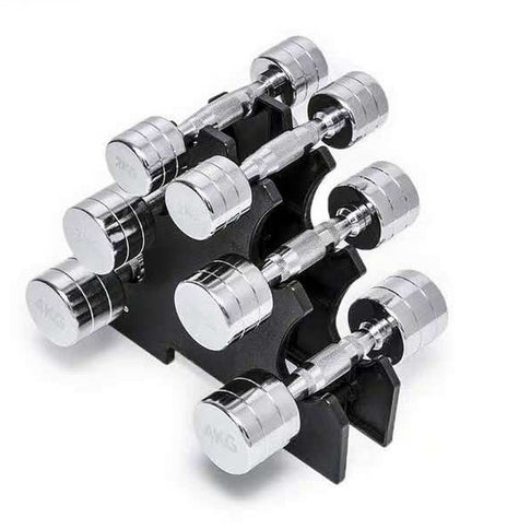 Pure Steel Home Fitness Electroplating Dumbbell Gym Equipment