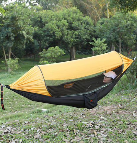 Anti-mosquito outdoor sunscreen camping hammock
