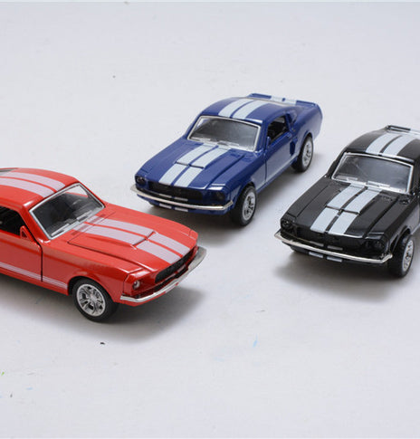 Mustang Open Door Pull Back Alloy Car Alloy Toy Car Model