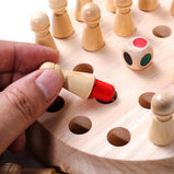 Creative Memory Chess Wooden Children'S Toy Without Burrs