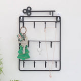 Three-layer Shelf For Storage Of Key Display Rack Behind Home Door