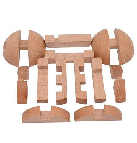Wooden Puzzle Magic Ball Brain Teasers Intelligence Game