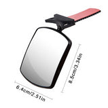 Infant and child car seat auxiliary mirror