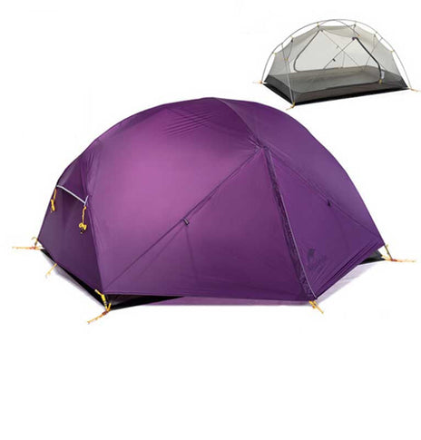Ultralight 20D Silicone Portable Rainproof Camping Tent