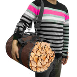 Outdoor Firewood Transport Bag Canvas Reticule