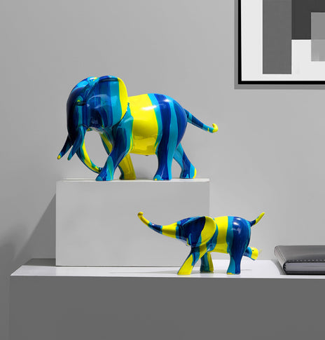 Elephant Decoration Resin Light Luxury Creative Living Room