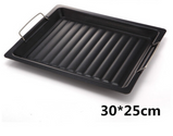 Rectangular nonstick pan barbecue dish