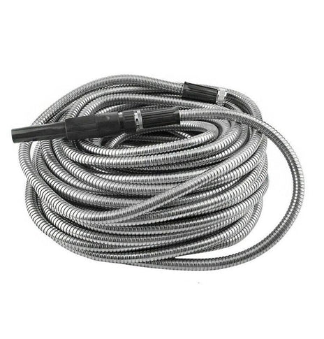 Stainless steel metal garden hose