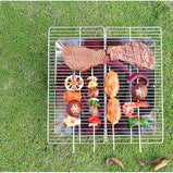 2-3 Person Foldable Barbecue Grill Burner Camping Lamp Barbecue Tile 35cm