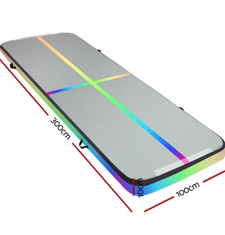 Everfit 3X1M Air Track Inflatable Tumbling Mat Gymnastics Yoga Mat